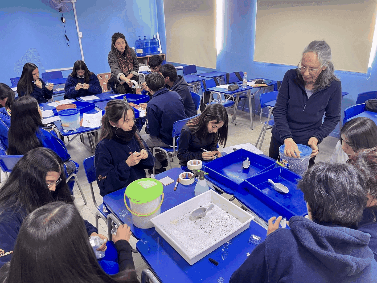 Estudiantes en actividad